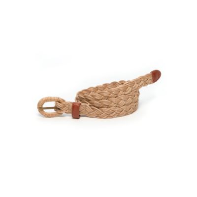 BRAIDED STRAW BELT $38.00