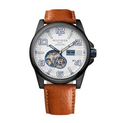 LEATHER STRAP CASUAL WATCH $225.00