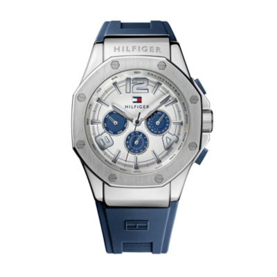 NAVY SILICON SPORT WATCH $175.00