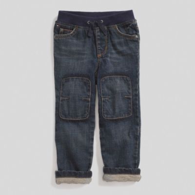 JERSEY LINED E-WAIST JEAN $29.99