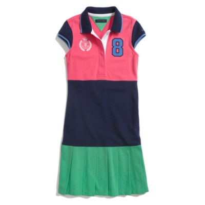 PIECED POLO DRESS $29.99