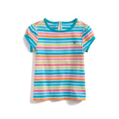 GARDEN STRIPE TEE $20.00