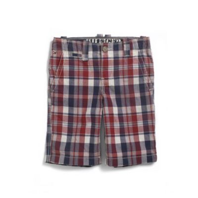 PLAID WOVEN SHORT $36.00
