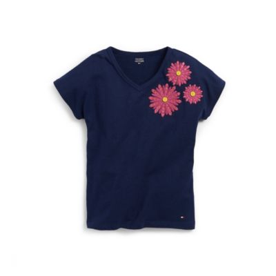 FLORAL TEE $25.00