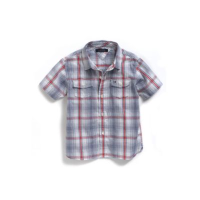 PLAID WESTERN SHIRT $26.00