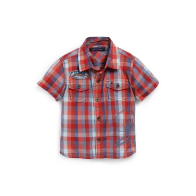 NOVELTY PATCH SHIRT $28.00