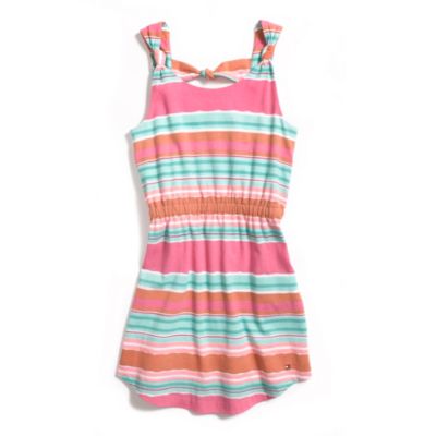 MULTI STRIPE KNIT DRESS $39.00