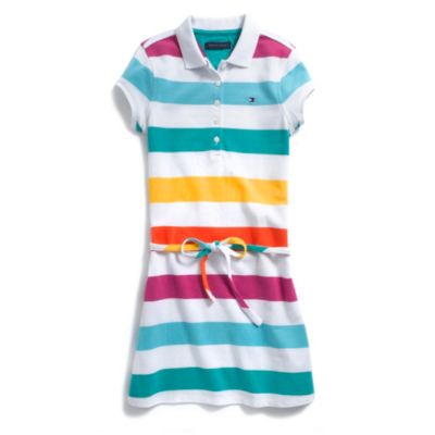STRIPED POLO DRESS $39.00