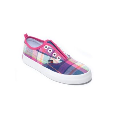 PLAID SNEAKER $28.00