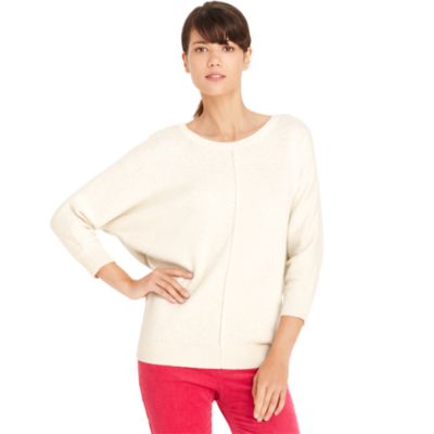 LUREX AND SEAMED PULLOVER $34.99