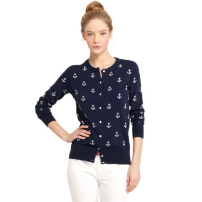 ANCHOR INTARSIA CARDIGAN $59.99
