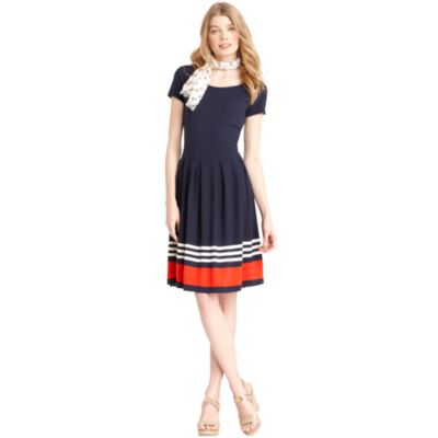 PONTE SHORT SLEEVE DRESS $79.99