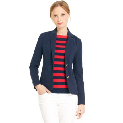 DOUBLE CLOTH BLAZER $128.00