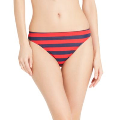 DOT/STRIPE REVERSIBLE BIKINI BOTTOM $32.00