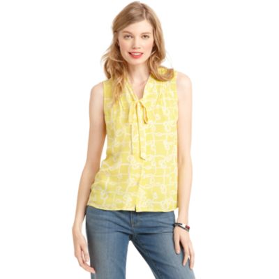 TIE NECK BLOUSE $49.99