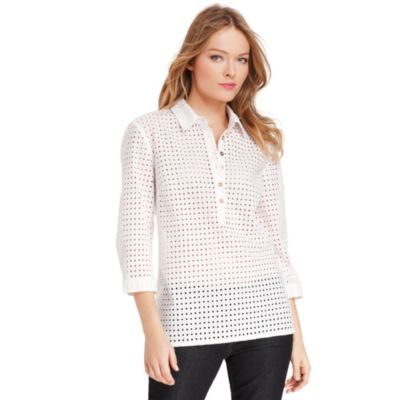 EYELET TUNIC $89.50