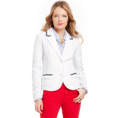 KNIT SOLID BLAZER $98.00