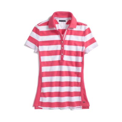 STRIPE SOLID PANEL POLO $40.60