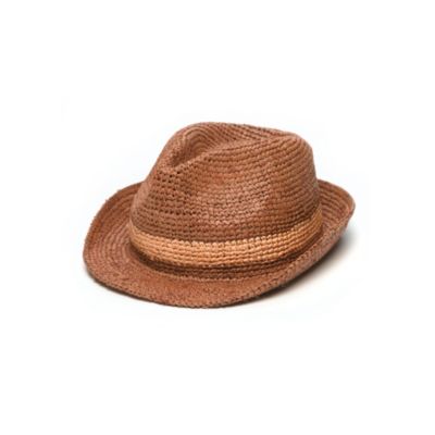 STRAW FEDORA $28.00