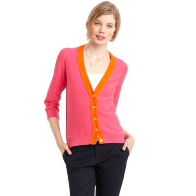 TIPPED PLACKET CARDIGAN $54.99