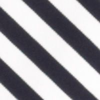 WHITE / NAVY STRIPE
