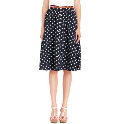 BUTTON FRONT SKIRT $98.00