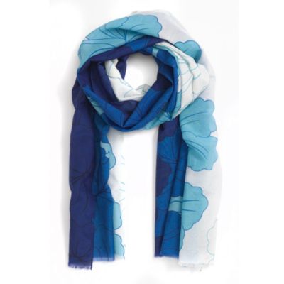 HIBISCUS FLORAL SCARF $42.00