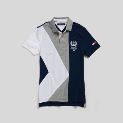 NAUTICAL PIECED POLO $19.97