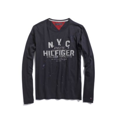 LONG SLEEVE ATHLETIC TEE $49.99