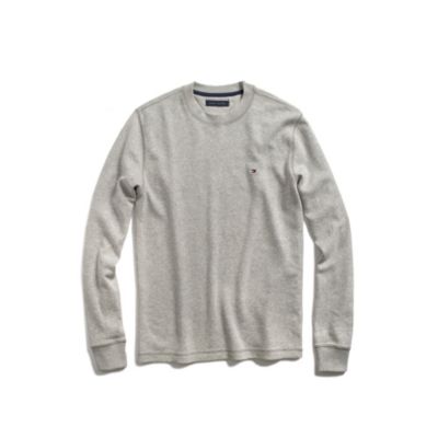 LONG SLEEVE SOLID WAFFLE TEE $29.99