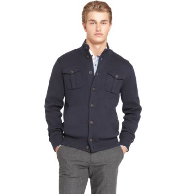 BUTTON MOCK NECK SWEATER $94.99
