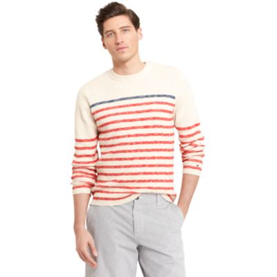 STRIPE CREW NECK SWEATER $99.99