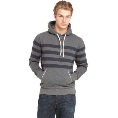 STRIPE PULLOVER HOODIE $99.99
