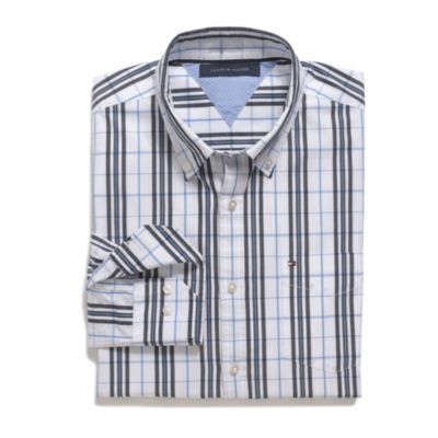 CUSTOM FIT WINDOWPANE SHIRT $49.99