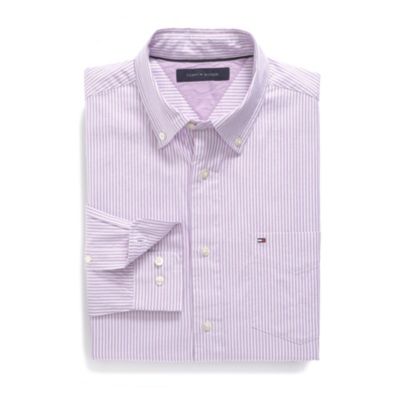 CLASSIC FIT STRIPE OXFORD SHIRT $42.00