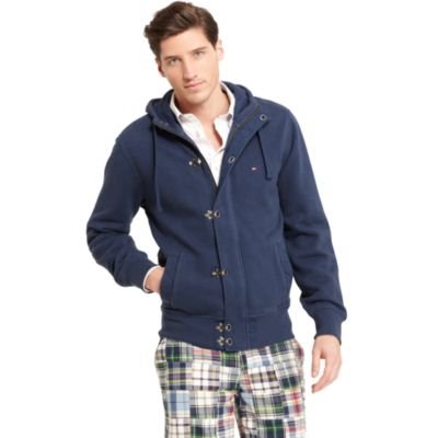 SOLID FULL ZIP HOODIE $69.99
