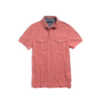 2 POCKET SOLID POLO $49.99