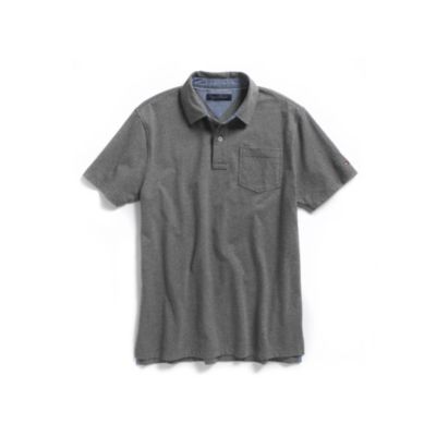 GARMENT DYED POCKET POLO $52.00
