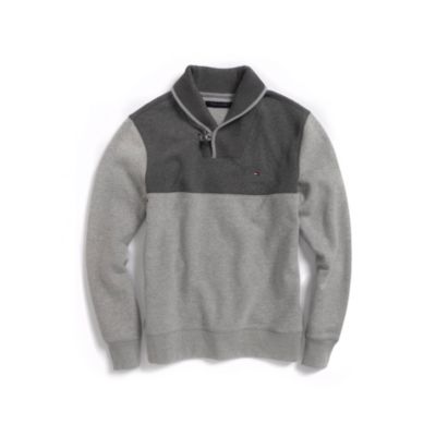 COLORBLOCK SHAWL PULLOVER $78.00