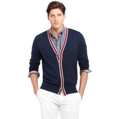 TIPPED CARDIGAN $58.00