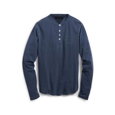 GARMENT DYED HENLEY $49.99