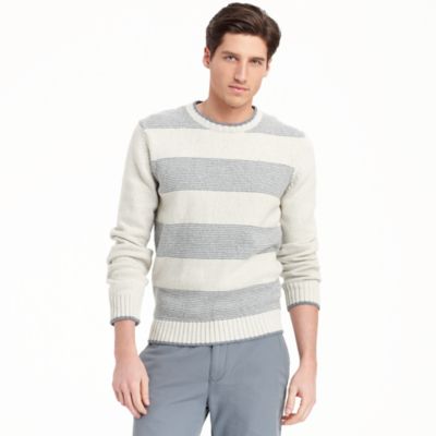 STRIPE CREW NECK SWEATER $88.00
