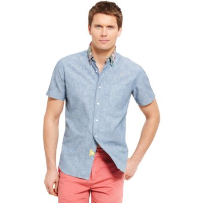 CUSTOM FIT MADRAS SHIRT $58.00