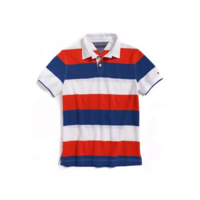 RUGBY STRIPE POLO $58.00