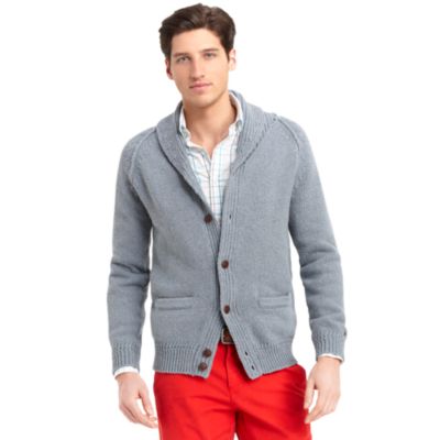 SHAWL NECK CARDIGAN $128.00