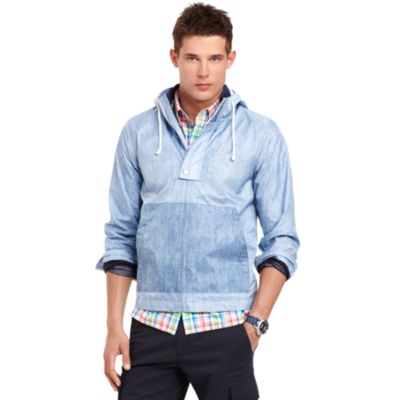 CHAMBRAY ANORAK $128.00
