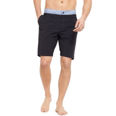 SOLID NAVY SWIM TRUNK $58.00