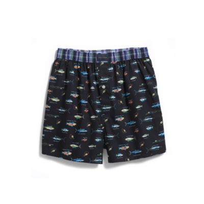 FISH PRINT BOXER $19.50