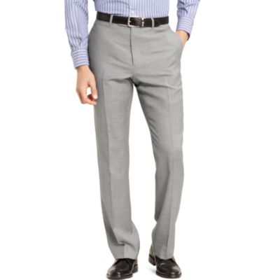 LIGHT GRAY SHARKSKIN SUIT PANT $129.99