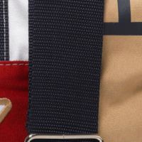 KHAKI/ RED